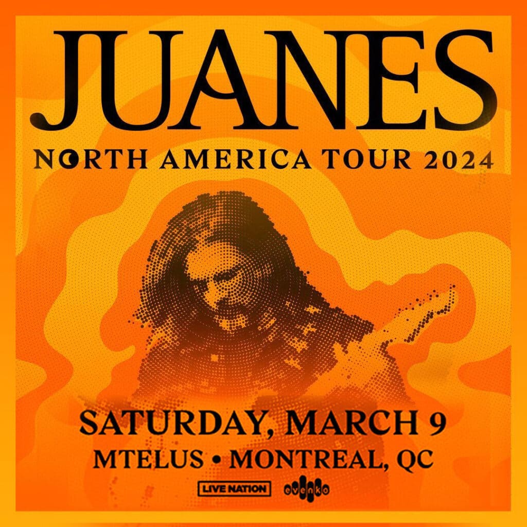 Juanes North American Tour 2024 Montreal Wehpa